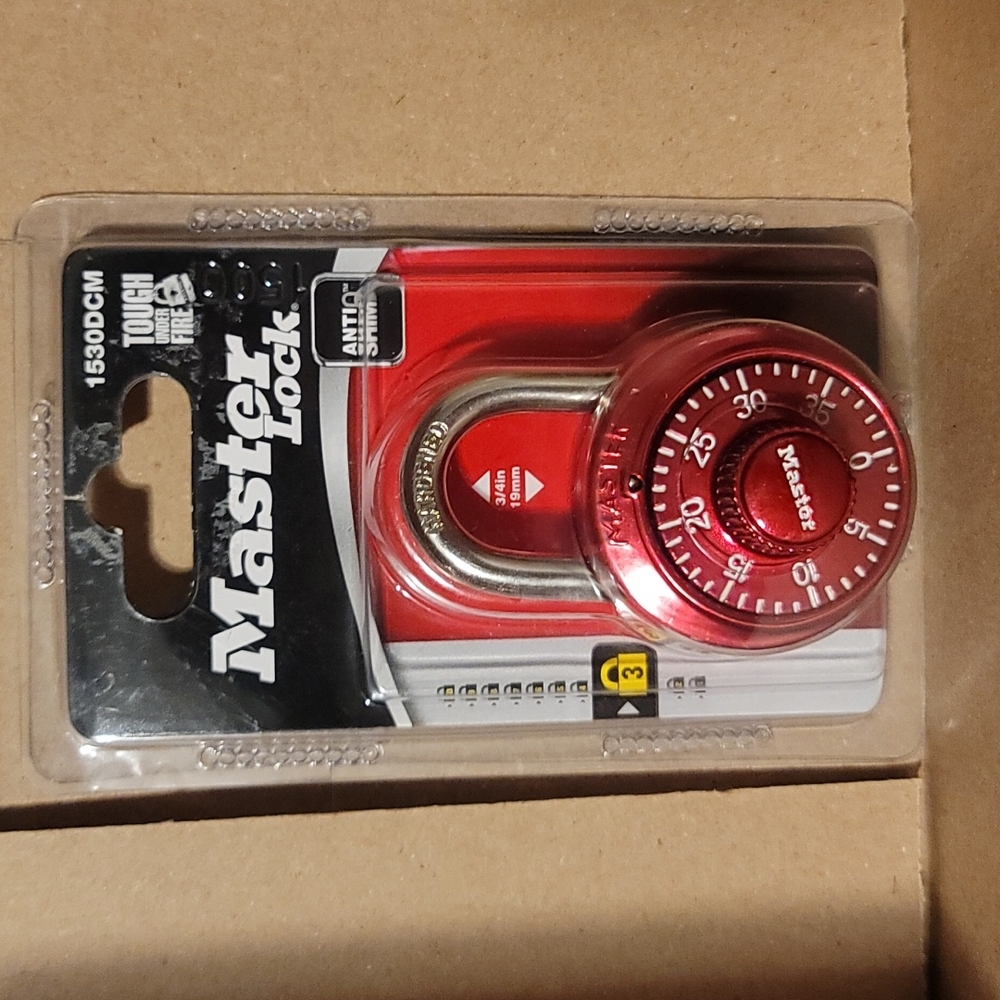 Master Lock Tough Under Fire 3/4 Inch lock